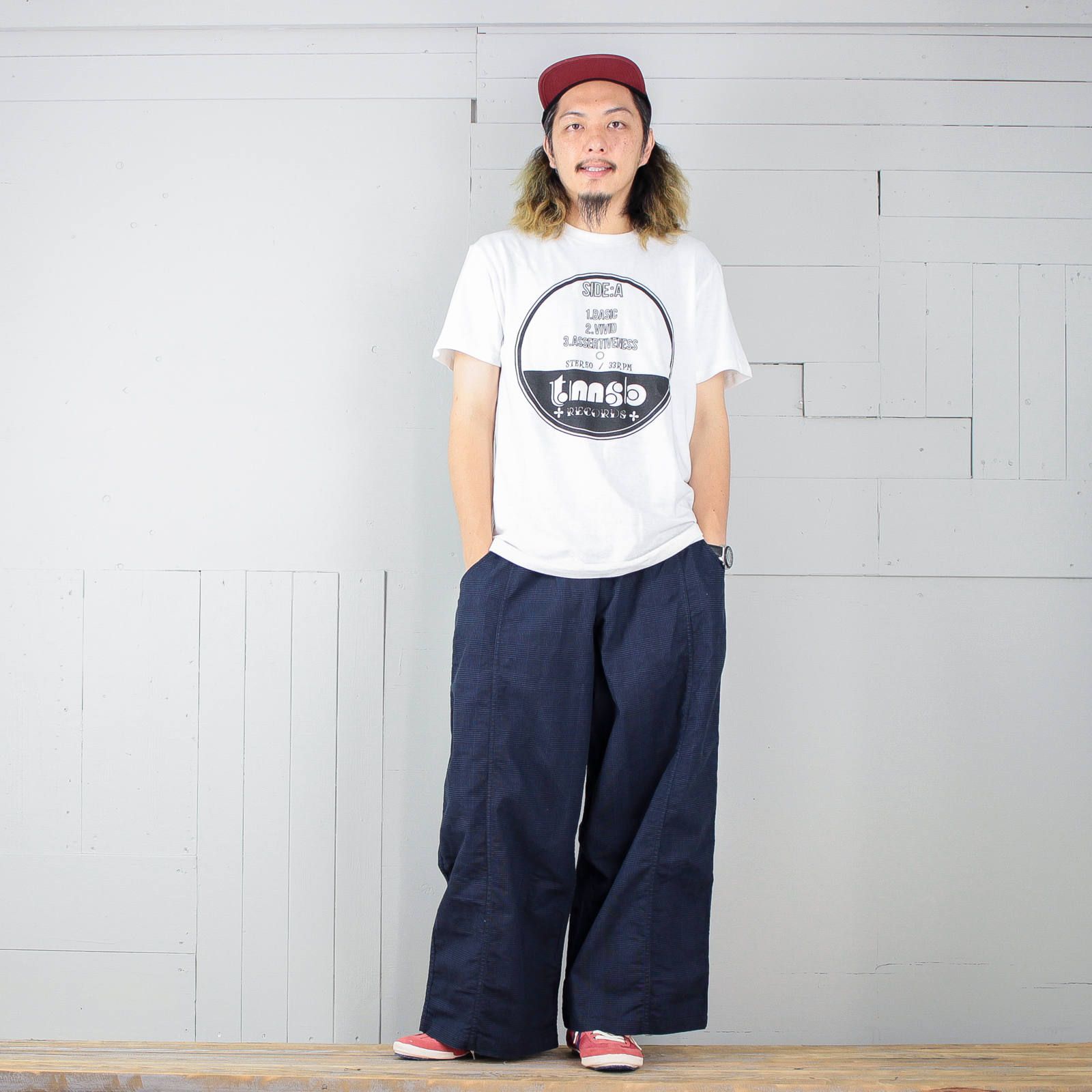 本日のコーディネート ~tmsb RECORDSのプリントTシャツを使った3コーデ~