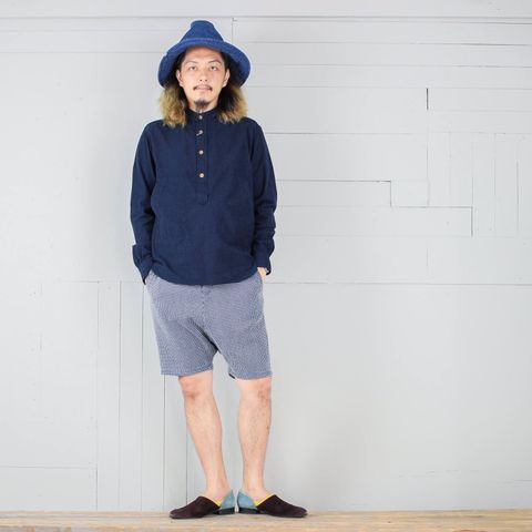 本日のコーディネート ~15jyugoの藍染プルオーバーシャツを使った3コーデ~