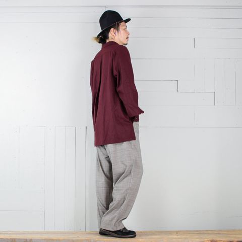 本日のコーディネート ~長袖シャツxチェックパンツのスタイリング2パターン。どちらがお好み?~