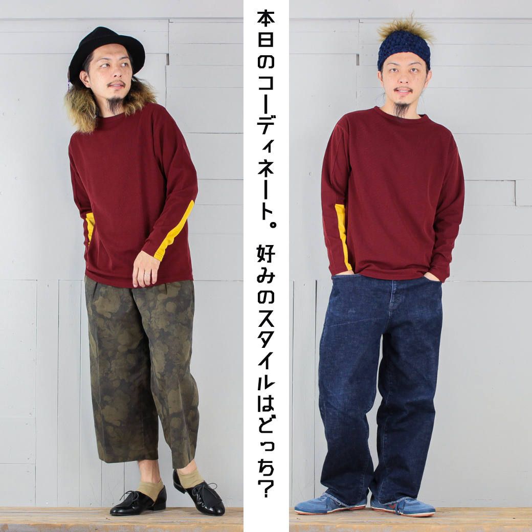 本日のコーディネート ~kelenの切替ロンTを使ったスタイリング~