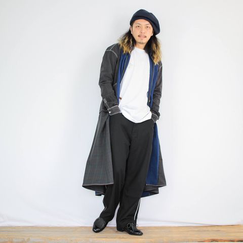 cobachiの刺繍長袖Tシャツを使ったコーディネート【水曜日】