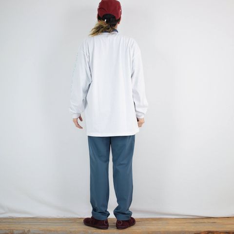 cobachiの刺繍長袖Tシャツを使ったコーディネート【月曜日】