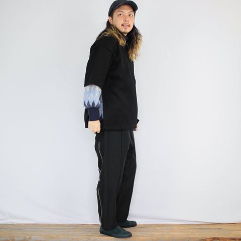 RYUのオーバースリットシャツを使ったコーディネート【日曜日】