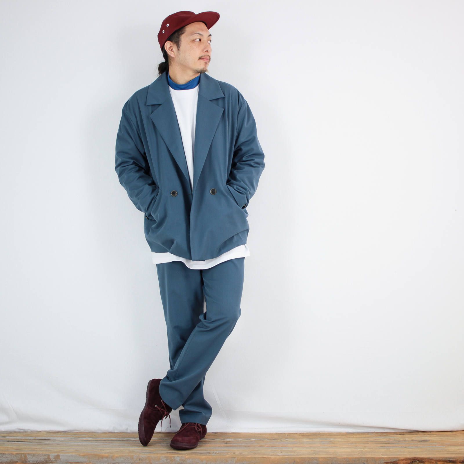 cobachiの刺繍長袖Tシャツを使ったコーディネート【月曜日】