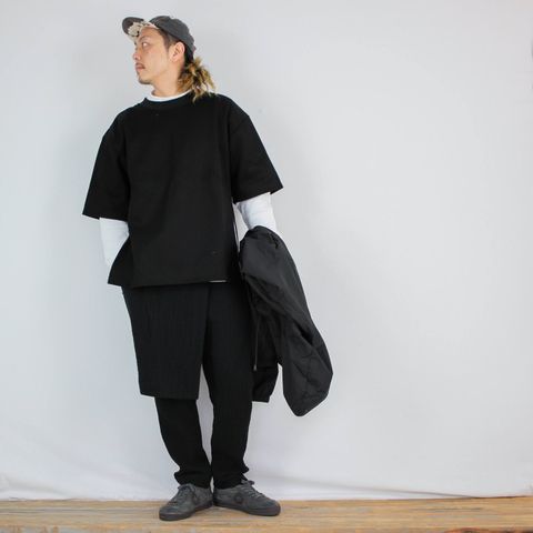 RYUのオーバースリットシャツを使ったコーディネート【金曜日】