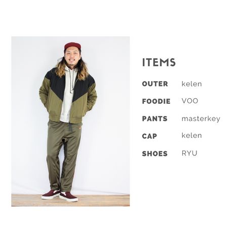 masterkeyのJOG PANTSを使ったコーディネート【水曜日】