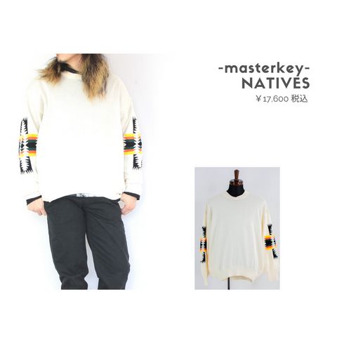 masterkeyのスプリングニットを使ったコーディネート【金曜日】