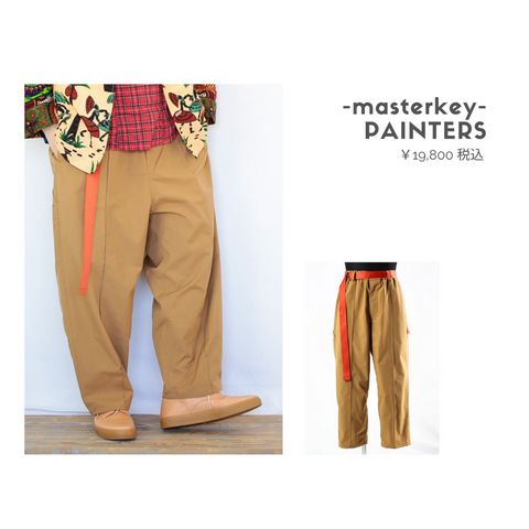 masterkeyのペインターパンツを使ったコーディネート【木曜日】