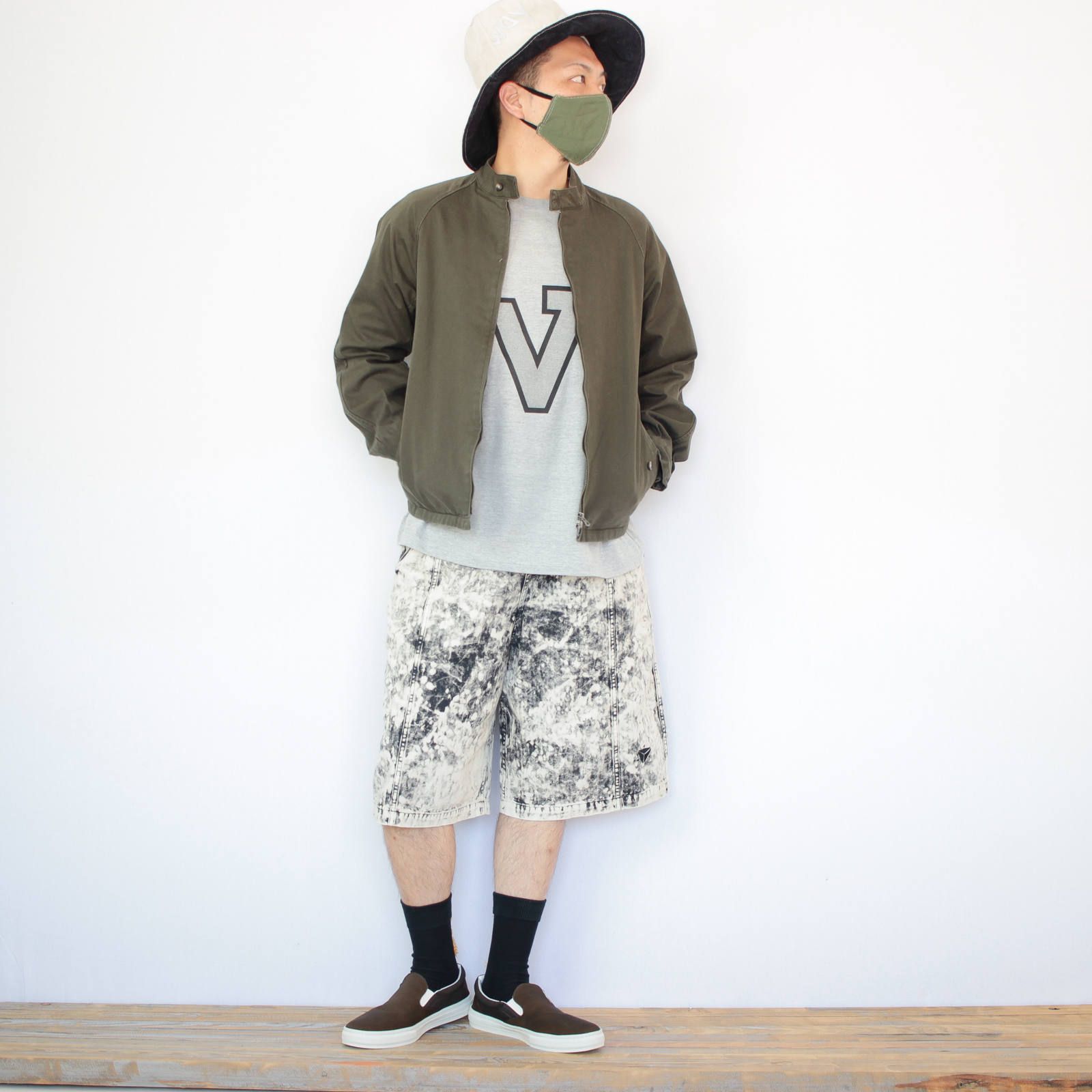 VOOのリフレクタープリントTシャツを使ったコーディネート【3日目】