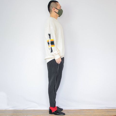 RYUのリネンパンツを使ったコーディネート【1日目】