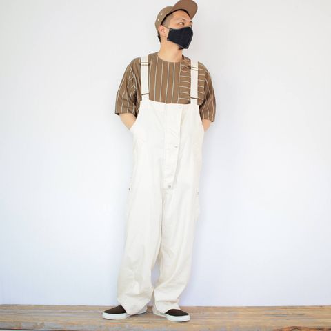 kelenのバックジップシャツを使ったコーディネート【1日目】
