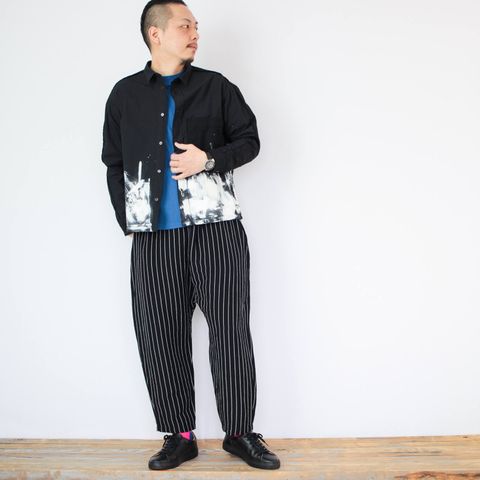 RYUのリネンパンツを使ったコーディネート【2日目】