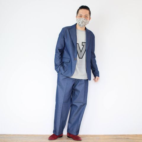 VOOのリフレクタープリントTシャツを使ったコーディネート【2日目】