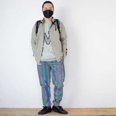 VOOのリフレクタープリントTシャツを使ったコーディネート【1日目】