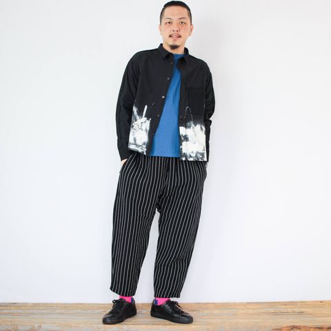 RYUのリネンパンツを使ったコーディネート【2日目】