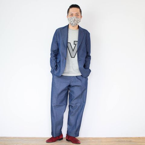 VOOのリフレクタープリントTシャツを使ったコーディネート【2日目】