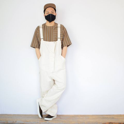 kelenのバックジップシャツを使ったコーディネート【1日目】
