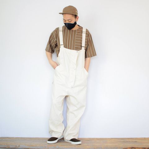 kelenのバックジップシャツを使ったコーディネート【1日目】
