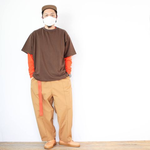 kelenのアシンメトリーTシャツを使ったコーディネート【3日目】