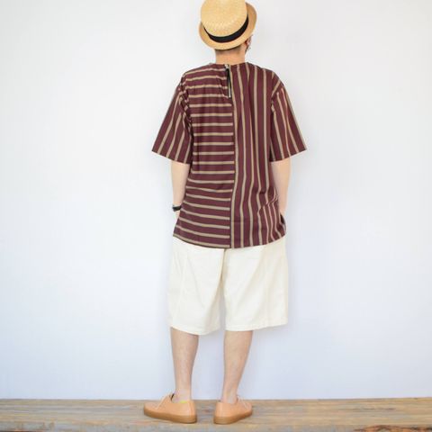 kelenのバックジップシャツを使ったコーディネート【3日目】