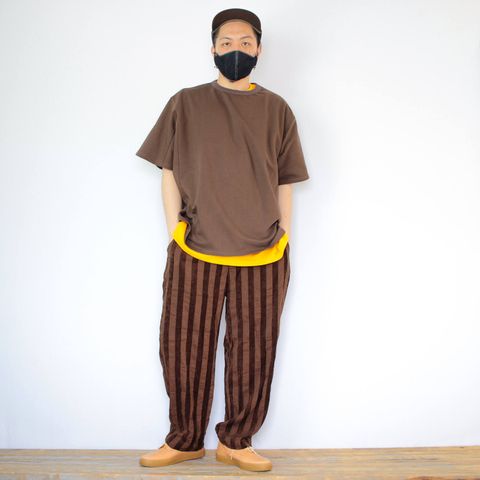 kelenのアシンメトリーTシャツを使ったコーディネート【1日目】
