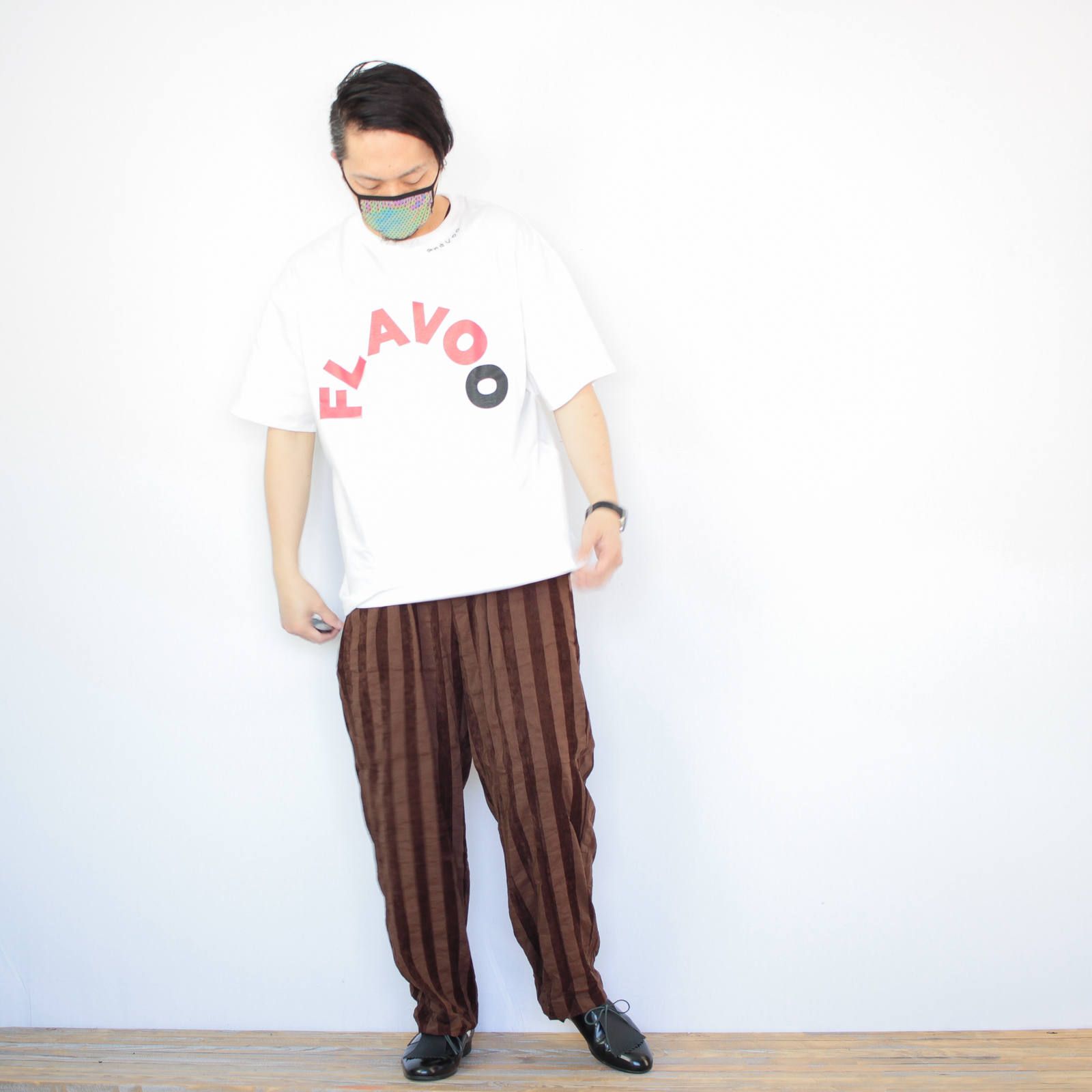 VOOのプリントTシャツを使ったコーディネート【3日目】