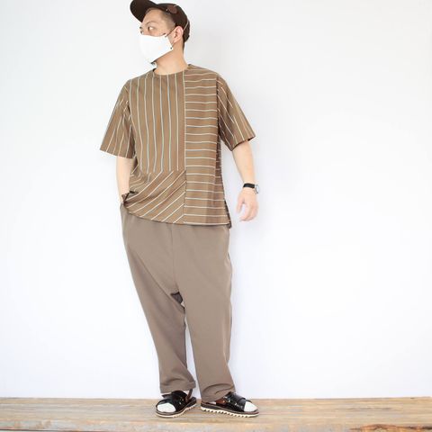 kelenのバックジップシャツを使ったコーディネート【2日目】