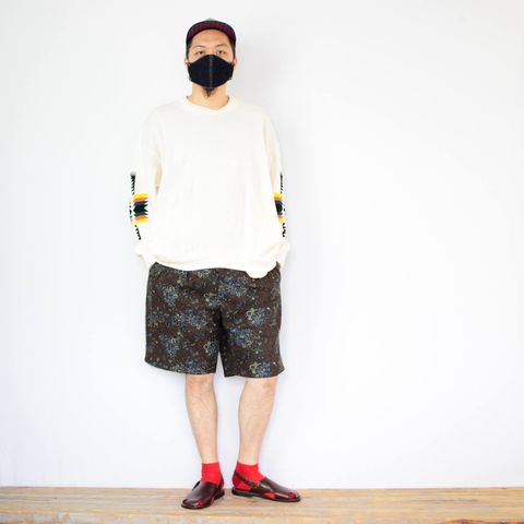 kelenのペイズリーショーツを使ったコーディネート【3日目】