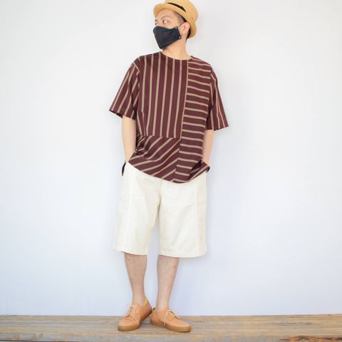 kelenのバックジップシャツを使ったコーディネート【3日目】