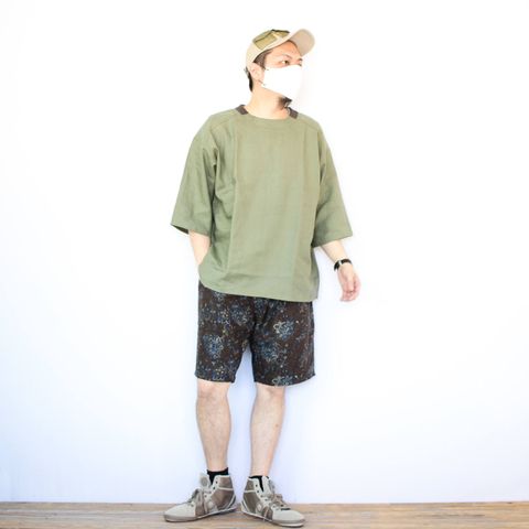 kelenのペイズリーショーツを使ったコーディネート【1日目】