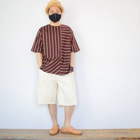 kelenのバックジップシャツを使ったコーディネート【3日目】