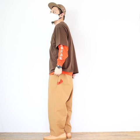kelenのアシンメトリーTシャツを使ったコーディネート【3日目】
