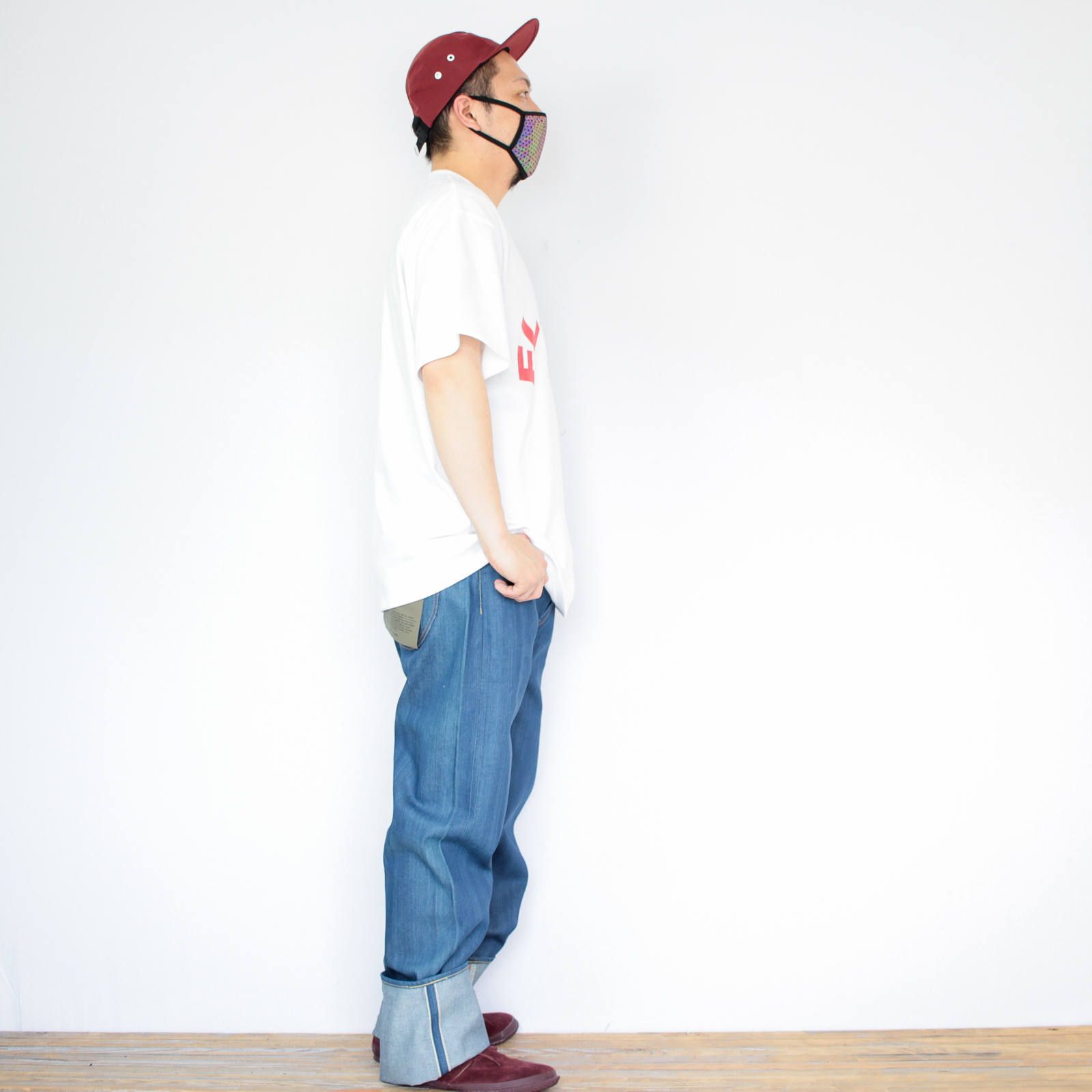 VOOのプリントTシャツを使ったコーディネート【1日目】