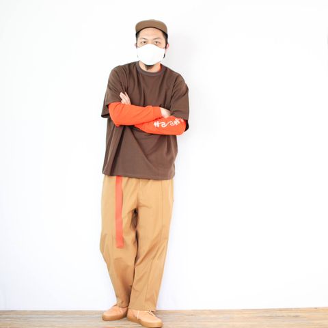 kelenのアシンメトリーTシャツを使ったコーディネート【3日目】