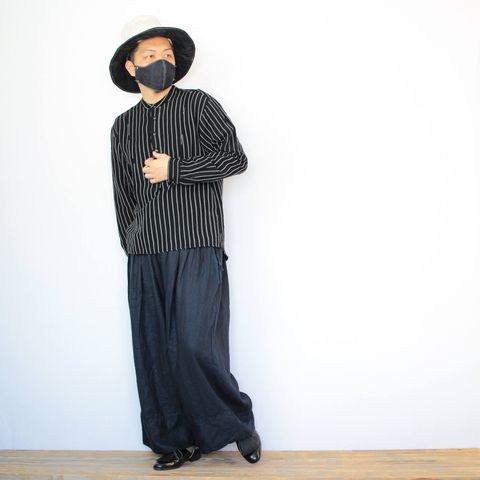 RYUのブザムシャツを使ったコーディネート【3日目】