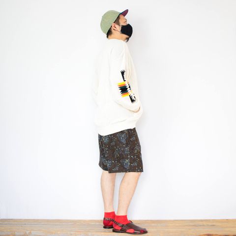 kelenのペイズリーショーツを使ったコーディネート【3日目】