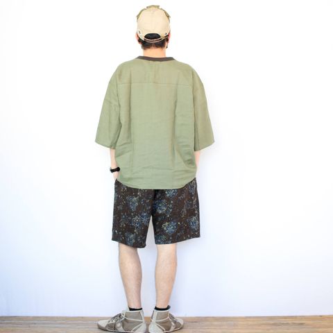 kelenのペイズリーショーツを使ったコーディネート【1日目】