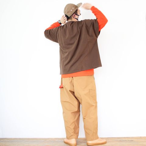 kelenのアシンメトリーTシャツを使ったコーディネート【3日目】