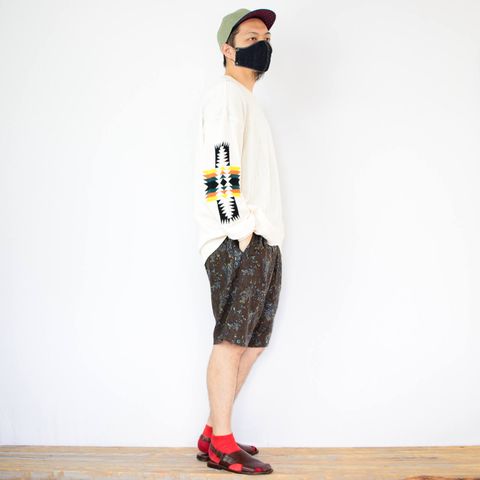 kelenのペイズリーショーツを使ったコーディネート【3日目】