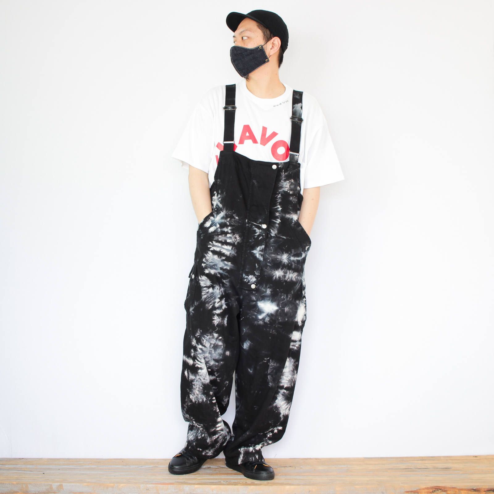 VOOのプリントTシャツを使ったコーディネート【2日目】