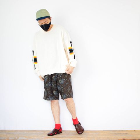 kelenのペイズリーショーツを使ったコーディネート【3日目】