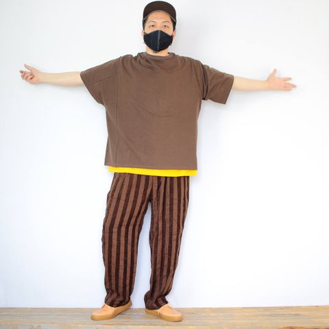 kelenのアシンメトリーTシャツを使ったコーディネート【1日目】
