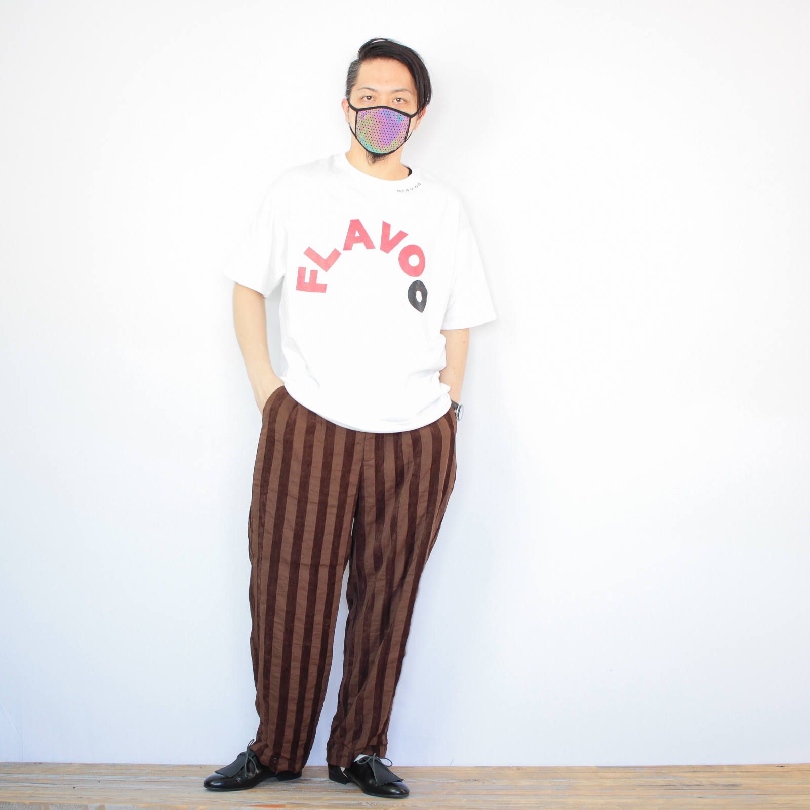 VOOのプリントTシャツを使ったコーディネート【3日目】