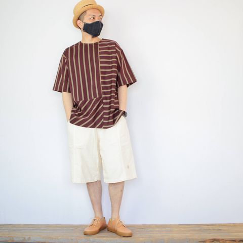 kelenのバックジップシャツを使ったコーディネート【3日目】