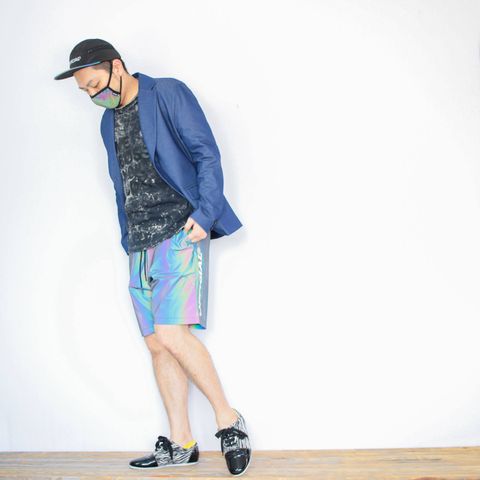 VOOの硫化染めTシャツを使ったコーディネート【1日目】