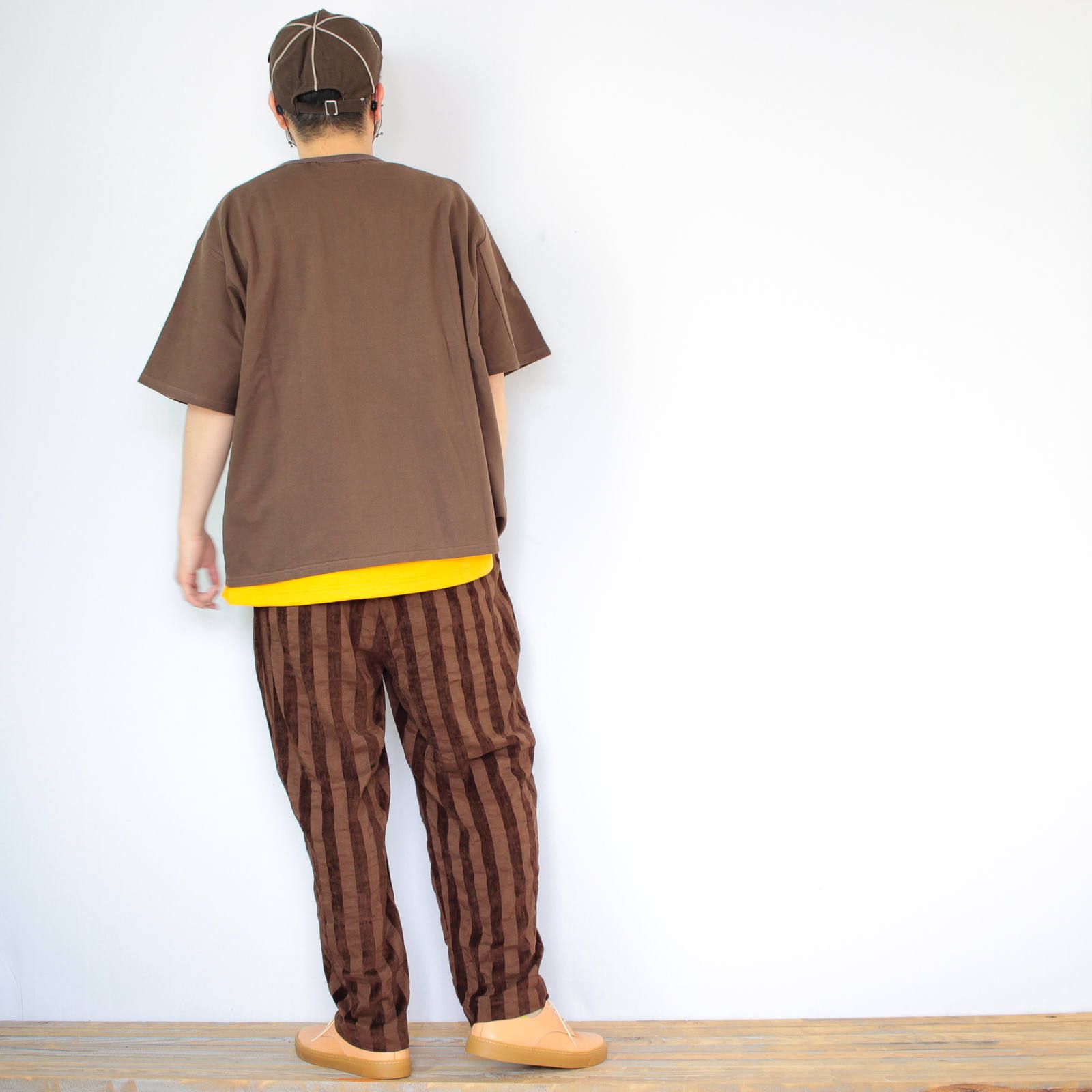 kelenのアシンメトリーTシャツを使ったコーディネート【1日目】