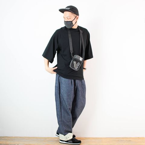 chloroのモックネックTシャツを使ったコーディネート【2日目】