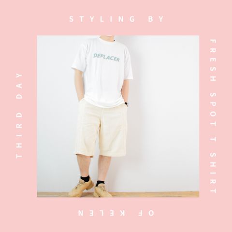 kelenのプリントTシャツを使ったコーディネート【3日目】