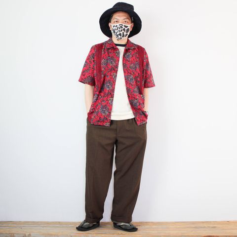 kelenのペイズリーシャツを使ったコーディネート【1日目】