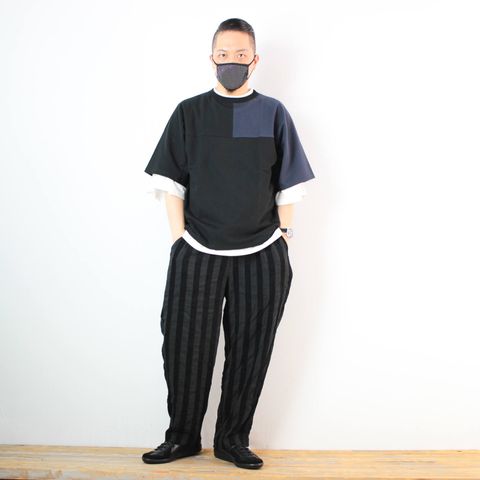 kelenのバイカラーホッケーTシャツを使ったコーディネート【3日目】